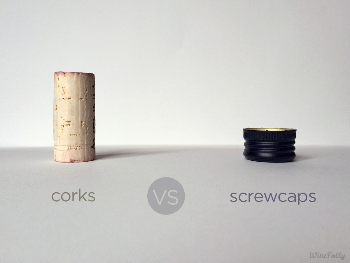 corks vs screw caps pros and cons